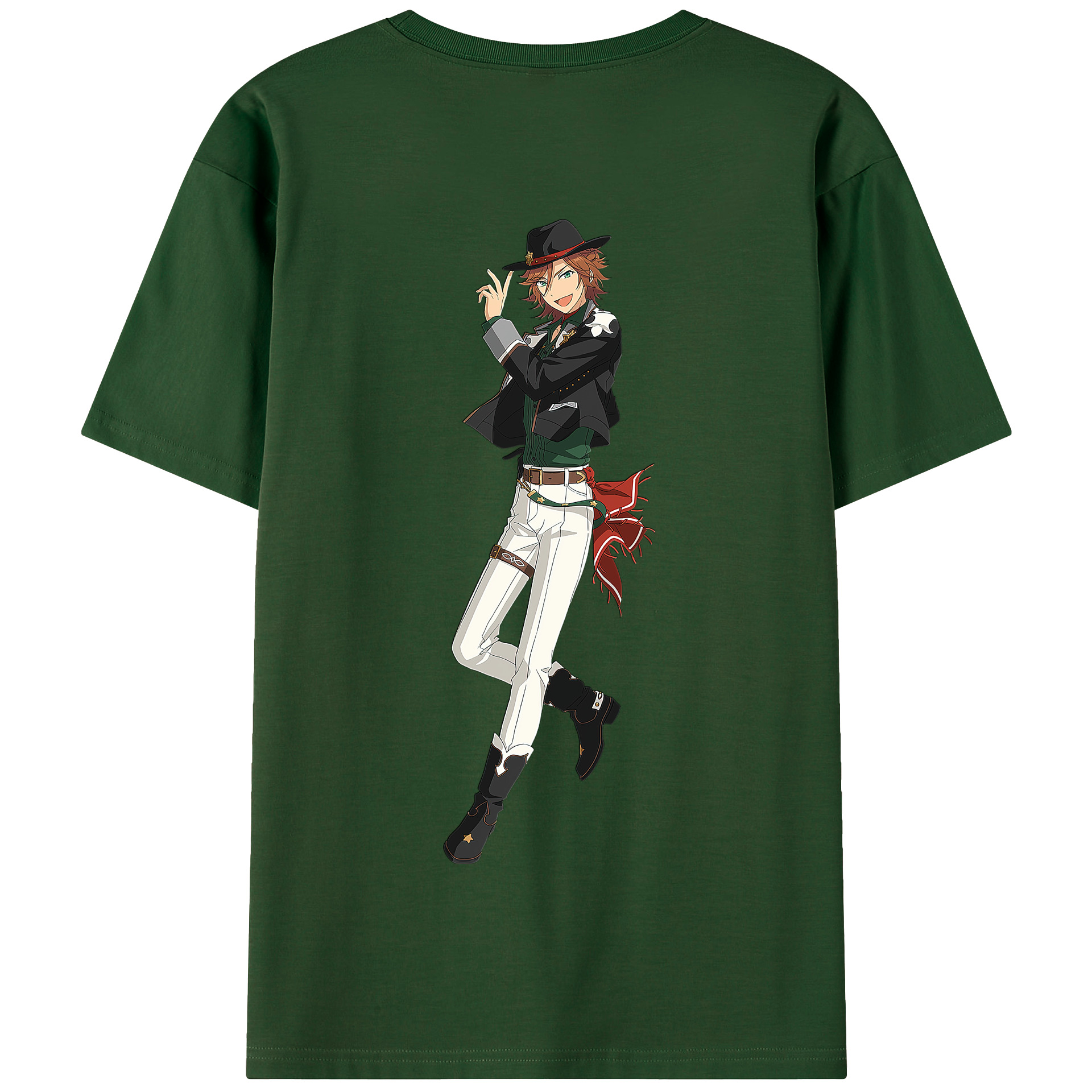 （画像用） あんさんぶるスターズ! Ensemble Stars 綿100％半袖Tシャツ（背面プリント）